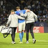 The top match didn't end well for the Belgian. © ANSA / CIRO FUSCO / FU