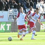 Der FCS (weiß) verlor gegen Cesena. © FCS / Luca Ognibene