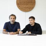 Federico Davi hat seinen Vertrag beim FCS verlängert. Links: Sportdirektor Paolo Bravo. © FCS