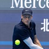 Jannik Sinner will gegen Daniel Altmaier nichts anbrennen lassen. © ANSA / JESSICA LEE