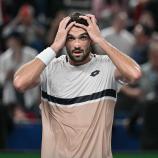 Konnte sein Glück selbst kaum fassen: Valentin Vacherot. © APA/afp / HECTOR RETAMAL