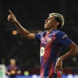 Lamine Yamal erzielte einen Elfmeter. © ANSA / ALBERTO ESTEVEZ