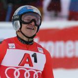 Marco Odermatt musste im Ziel grinsen. © APA / EXPA/JOHANN GRODER