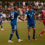 Michael Seaton (links) und sein Sturmpartner Luca Polli (rechts). © FC Obermais