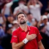 Novak Djokovic ist eine Runde weiter. © ANSA / ALEX PLAVEVSKI