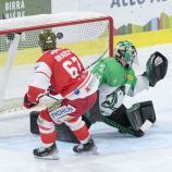 Sehenswert und effizient zugleich: Die Foxes mit Torschütze Matt Bradley. © Vanna Antonello