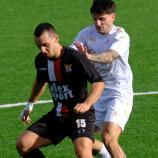 Goal scorers among themselves: Dino Agovic (Laag, left) against Andrea Gasparini (Auer, right).