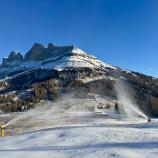 Am Karerpass laufen die Vorbereitungen auf Hochtouren.