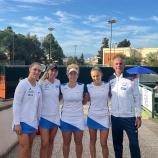 Das Rungger Damen-Team verpasste auf Sardinien den vorzeitigen Gruppensieg.