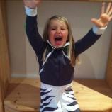 „Dieses kleine Mädchen feiert sein Weltcupdebüt“, freut sich die junge Deutsche.