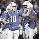 Drake Maye jubelt mit den Patriots. © APA / MADDIE MEYER