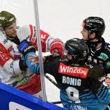 Enrico Miglioranzi (links) siegte mit Bozen in Linz. © Black Wings Linz