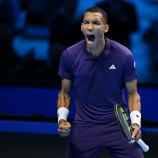 Felix Auger-Aliassime kämpfte sich in Turin zurück. © ANSA / Alessandro Di Marco