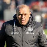 Finstere Miene bei FCS-Coach Fabrizio Castori.