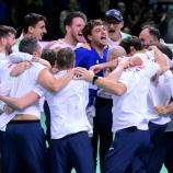 Italien jubelt über den Davis-Cup-Triumph. © APA/afp / TIZIANA FABI