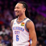 Jaylin Wiliams eilt mit den Thunder von Sieg zu Sieg. © APA / ALEX GOODLETT