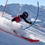 Mikaela Shiffrin führt in Gurgl. © ANSA / ANNA SZILAGYI