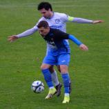 They gave it their all: Shkelqim Lekiqi (in front, Ritten) and Überetsch captain Max Ruscelli (behind). M. Dorn (3)