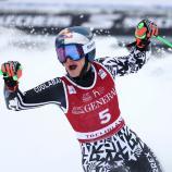 Alice Robinson has won her second consecutive giant slalom. © APA / EZRA SHAW