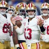 Brock Purdy (Nummer 13) führte San Francisco zum Sieg. © APA / DYLAN BUELL