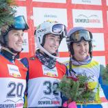 Das Podium im Ahrntal: Estelle Alphand, Liv Moritz und Giulia Valleriani (v.l.) © Pierre Sieberin