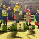 Die Top 3 in der U14 des Raiffeisen Grand Prixs. © FISI Südtirol