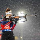 Die weltbesten Biathletinnen gehen ein letztes Mal in Östersund an den Start. © APA/afp / BJORN LARSSON ROSVALL