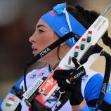 Dorothea Wierer erlebt einen zweiten Frühling. © APA/afp / OLIVIER CHASSIGNOLE