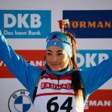 Dorothea Wierer zeigte ihre Klasse. © APA/afp / OLIVIER CHASSIGNOLE