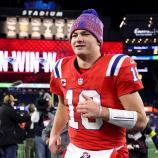 Drake Maye führte New England zum elften Saisonsieg. © APA / MADDIE MEYER