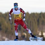 Einar Hedegart sicherte sich seinen ersten Weltcupsieg. © ANSA / Geir Olsen