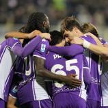 Fiorentina jubelt über den ersten Meisterschaftssieg. © ANSA / CLAUDIO GIOVANNINI