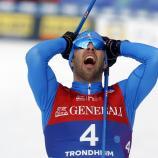 Groß war der Jubel bei Federico Pellegrino. © Pentaphoto