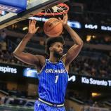Jonathan Isaac bei einem Dunk. © APA / MIKE CARLSON