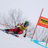 Julia Scheib is hot on Alice Robinson's heels. © APA / EZRA SHAW