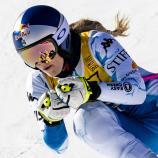 Lindsey Vonn fühlt sich in St. Moritz wohl. © ANSA / JEAN-CHRISTOPHE BOTT