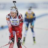 Lisa Theresa Hauser strahlte nach einem packenden Finish. © ANSA / Björn Larsson Rosvall