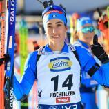 Lisa Vittozzi hat die Verfolgung in Hochfilzen gewonnen. © Pierre TEYSSOT