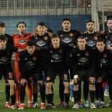 Lukas Sinn (unten, ganz links mit der Nummer 13) erzielte sein erstes Tor für seinen neuen Klub. © AC Ospitaletto Franciacorta