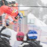 Marco Odermatt gibt im Grödner Schneetreiben den Ton an. © Saslong Classic Club