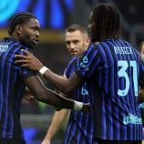 Marcus Thuram (links) steuerte zwei Tore zum Inter-Sieg bei. © ANSA / MATTEO BAZZI