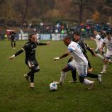 Michael Seaton gegen Treviso, wo er später die Rote Karte sah. War es sein letzter Auftritt für Obermais?