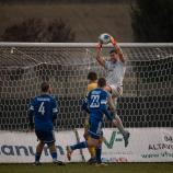 Obermais-Tormann Luca Tenderini parierte einen Elfmeter. © P. Schwienbacher