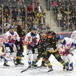 Pustertal gegen Innsbruck: Wer zeigt mehr Zähne? © Iwan Foppa/HC Pustertal