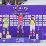 Reece Howden (Bildmitte) ist in Innichen eine Klasse für sich.