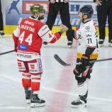 Scott Valentine (l.) sorgte für ein Novum in der Geschichte des HC Bozen. © Vanna Antonello
