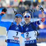 Sie strahlen von der Spitze: Tommaso Giacomel und Eric Perrot. © Pierre TEYSSOT