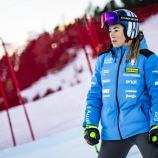 Sofia Goggia fuhr Trainingsbestzeit. © ANSA / JEAN-CHRISTOPHE BOTT