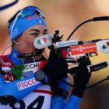 Top in Form: Dorothea Wierer. © APA/afp / OLIVIER CHASSIGNOLE