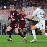 Vor der Partie zwischen Leipzig und Magdeburg gab es einen Todesfall vor dem Stadion. © ANSA / Filip Singer